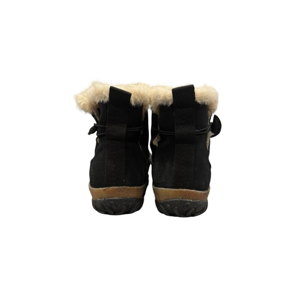 Merrell Encore Ice Waterproof Insulated Boots Women's 10 Black Leather Fur Lined - Picture 5 of 7